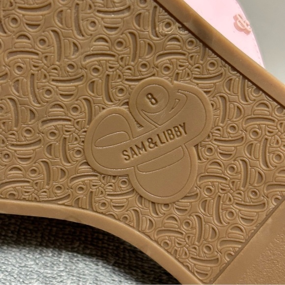 Sam & Libby Indie Double Bow Platform Sandals Size 8 - Picture 10 of 13